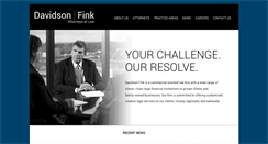 Desktop Screenshot of davidsonfink.com
